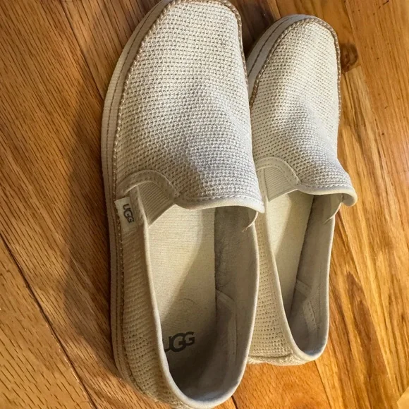UGG Cream Slip-On Loafers UGG | Shoes | Ugg Womens Cream Slipon Loafers | Poshmark main image 3
